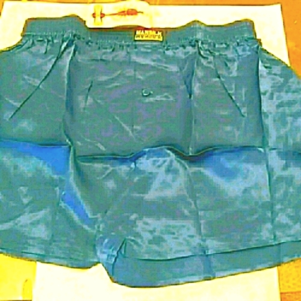 Navy Silk Boxer shorts Mansilk